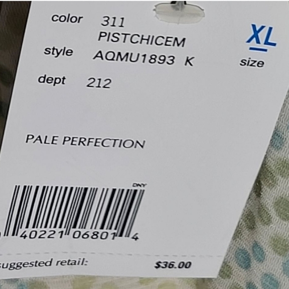 Adorable xlg top, sheer overlay lined - Picture 4 of 6